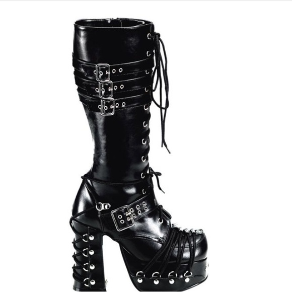 Shoes - Platform thigh boots